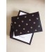Gucci Bee Star Leather Pouch 495066 2017 Gucci Bee Star Leather Pouch 495066 2017