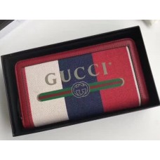 Gucci Print Zip Around Wallet 524790 Sylvie Stripe Canvas Gucci Print Zip Around Wallet 524790 Sylvie Stripe Canvas