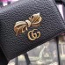 Gucci Leather Card Case with Bow 524289 Black Gucci Leather Card Case with Bow 524289 Black