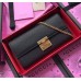 Gucci Padlock Calfskin Continental Chain Wallet 453506 Black Gucci Padlock Calfskin Continental Chain Wallet 453506 Black