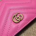 Gucci GG Marmont card case 443125 pink