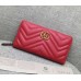 Gucci GG Marmont zip around wallet 443123 red Gucci GG Marmont zip around wallet 443123 red