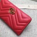 Gucci GG Marmont zip around wallet 443123 red Gucci GG Marmont zip around wallet 443123 red