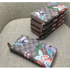 Gucci Tian zip around wallet 424893 Light Brown Gucci Tian zip around wallet 424893 Light Brown