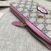 Gucci zip around wallet with embroidered face 431392 pink Gucci zip around wallet with embroidered face 431392 pink