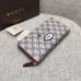Gucci zip around wallet with embroidered face 431392 red Gucci zip around wallet with embroidered face 431392 red
