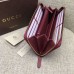 Gucci zip around wallet with embroidered face 431392 red Gucci zip around wallet with embroidered face 431392 red
