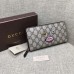 Gucci zip around wallet with embroidered face 431392 black Gucci zip around wallet with embroidered face 431392 black