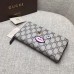 Gucci zip around wallet with embroidered face 431392 black Gucci zip around wallet with embroidered face 431392 black