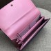 Gucci continental wallet with embroidered face 431394 pink Gucci continental wallet with embroidered face 431394 pink