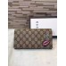 Gucci continental wallet with embroidered face 431394 Gucci continental wallet with embroidered face 431394