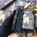 Gucci Zumi Grainy Leather Card Case Wallet 570660 Green 2019 Gucci Zumi Grainy Leather Card Case Wallet 570660 Green 2019