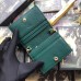 Gucci Zumi Grainy Leather Card Case Wallet 570660 Green 2019 Gucci Zumi Grainy Leather Card Case Wallet 570660 Green 2019