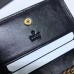 Gucci Vintage Web Rajah Chain Card Case Wallet 573790 Leather Black Gucci Vintage Web Rajah Chain Card Case Wallet 573790 Leather Black