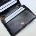 Gucci Vintage Web Rajah Chain Card Case Wallet 573790 Leather Black Gucci Vintage Web Rajah Chain Card Case Wallet 573790 Leather Black