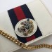 Gucci Vintage Web Rajah Chain Card Case Wallet 573790 Leather White Gucci Vintage Web Rajah Chain Card Case Wallet 573790 Leather White