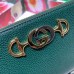 Gucci Zumi Grainy Leather Zip Around Wallet 570661 Green 2019