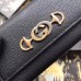 Gucci Zumi Grainy Leather Continental Wallet 573612 Black 2019 Gucci Zumi Grainy Leather Continental Wallet 573612 Black 2019