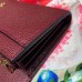 Gucci Zumi Grainy Leather Continental Wallet 573612 Burgundy 2019
