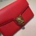 Gucci animalier leather chain wallet 414984 red Gucci animalier leather chain wallet 414984 red