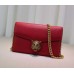 Gucci animalier leather chain wallet 414984 red Gucci animalier leather chain wallet 414984 red