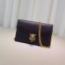 Gucci animalier leather chain wallet 414984 black Gucci animalier leather chain wallet 414984 black