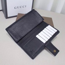 Gucci miss GG leather continental wallet 337335 black Gucci miss GG leather continental wallet 337335 black