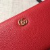 Gucci Leather Zip Around Wallet 456117 Red 2018 Gucci Leather Zip Around Wallet 456117 Red 2018