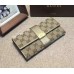 Gucci engraved gucci metal plate continental wallet 233028