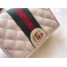 Gucci Leather Card Case with Double G 536453 White Gucci Leather Card Case with Double G 536453 White