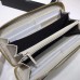 Gucci Web Sylvie Leather Zip Around Wallet 476083 White 2017 Gucci Web Sylvie Leather Zip Around Wallet 476083 White 2017