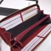 Gucci Web Sylvie Leather Zip Around Wallet 476083 Red 2017 Gucci Web Sylvie Leather Zip Around Wallet 476083 Red 2017