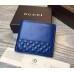 Gucci guccissima Leather bi-fold wallet 256408 blue