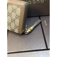 Gucci Rania Original GG zip around wallet 353651 in brown Gucci Rania Original GG zip around wallet 353651 in brown