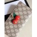 Gucci GG Supreme Zip Around Wallet with Cherries 476049 Gucci GG Supreme Zip Around Wallet with Cherries 476049