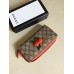 Gucci GG Supreme Zip Around Wallet with Cherries 476049 Gucci GG Supreme Zip Around Wallet with Cherries 476049