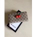 Gucci GG Supreme Zip Around Wallet with Cherries 476049 Gucci GG Supreme Zip Around Wallet with Cherries 476049