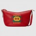 Gucci Red Print Half-Moon Hobo Bag Gucci Red Print Half-Moon Hobo Bag