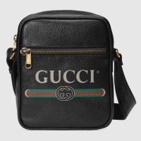 Gucci Black Print Messenger Bag Gucci Black Print Messenger Bag