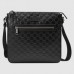 Gucci Black Signature Leather Messenger Bag Gucci Black Signature Leather Messenger Bag