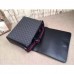 Gucci Black GG Supreme Flap Messenger Bag