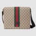 Gucci Beige GG Supreme Web Messenger Bag Gucci Beige GG Supreme Web Messenger Bag