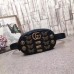 Gucci Black GG Marmont Animal Studs Belt Bag Gucci Black GG Marmont Animal Studs Belt Bag