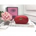 Gucci GG Marmont Belt Bag In Red Matelasse Leather