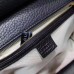 Gucci Black GG Marmont Small Top Handle Bag Gucci Black GG Marmont Small Top Handle Bag