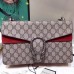 Gucci Red Dionysus Small GG Supreme Shoulder Bag