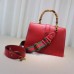 Gucci Red Dionysus Medium Bamboo Top Handle Bag Gucci Red Dionysus Medium Bamboo Top Handle Bag