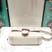 Gucci White GG Marmont Mini Matelasse Shoulder Bag