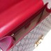 Gucci Red Padlock Medium GG Supreme Shoulder Bag Gucci Red Padlock Medium GG Supreme Shoulder Bag