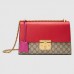 Gucci Red Padlock Medium GG Supreme Shoulder Bag Gucci Red Padlock Medium GG Supreme Shoulder Bag